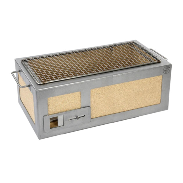 Medium Long Kasai Konro Grill with Stainless Steel Frame V2