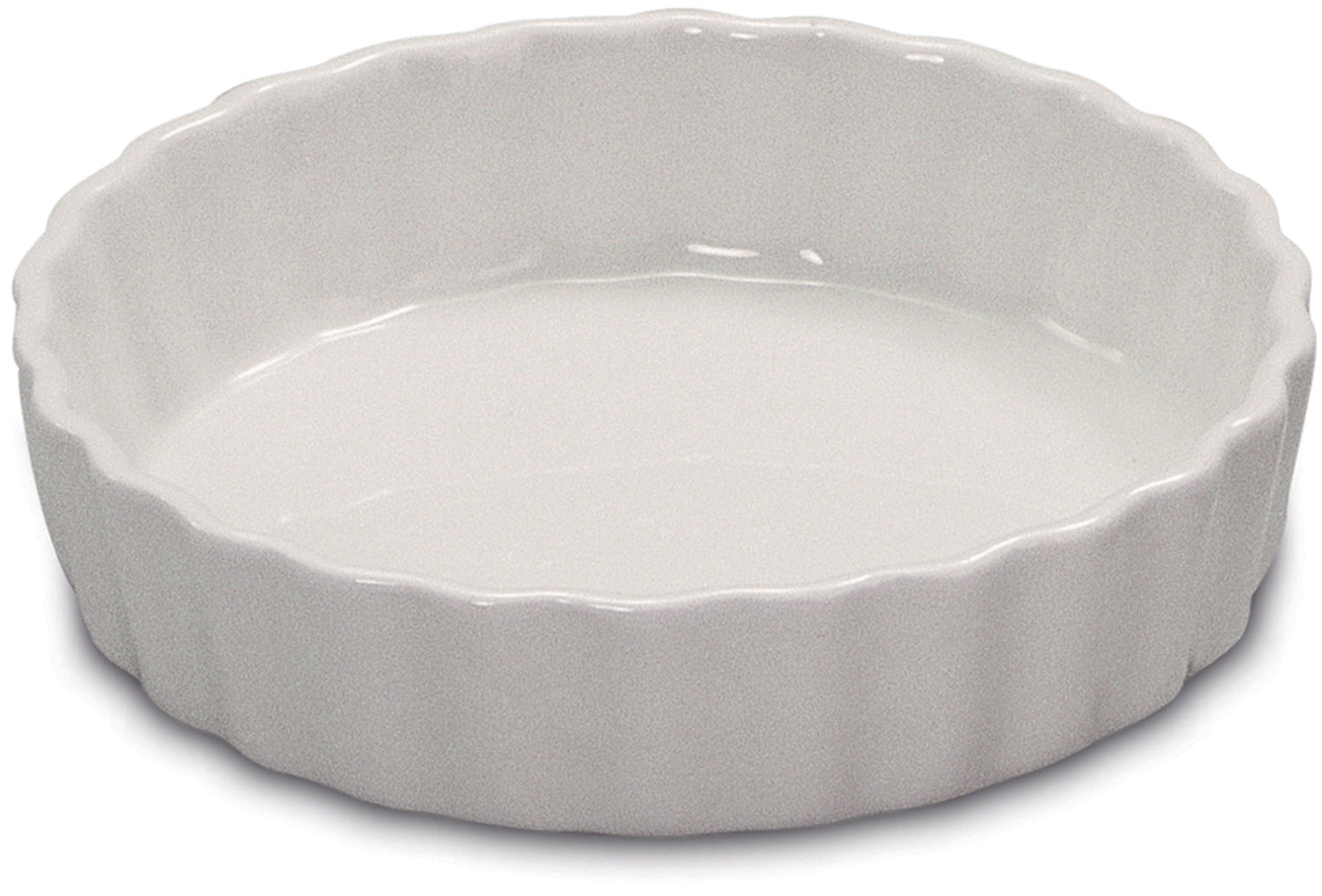 Round Fluted Dish