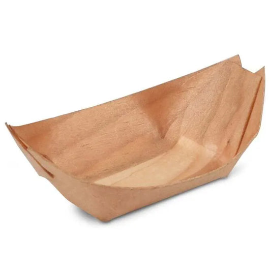 Poplar Wood Serving Boat 2.5