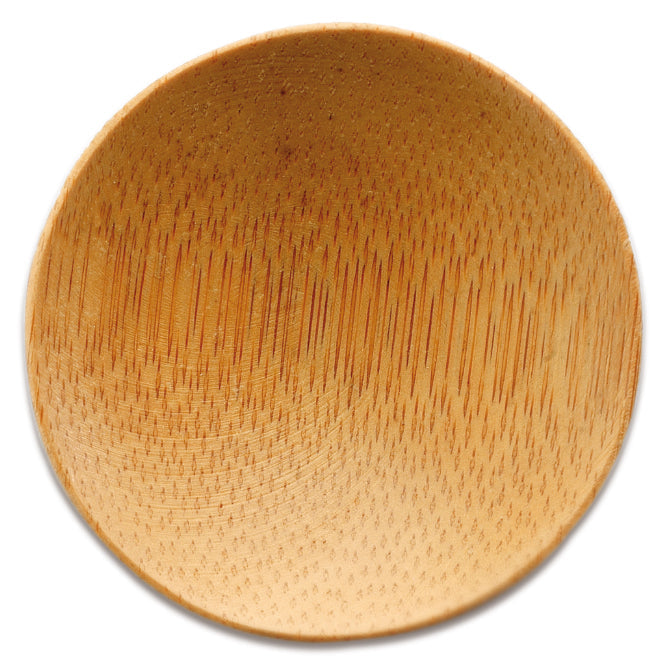 Comatec Round Bamboo Dish - 2.25 inch diameter