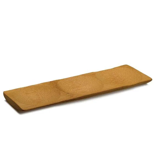 Bamboo Trio Dish - 7-in Length