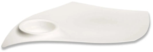 Tast Large Cocktail Plate White