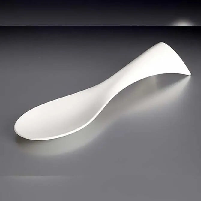 Tast Compostable Bio-Plastic Tasting Spoon - White