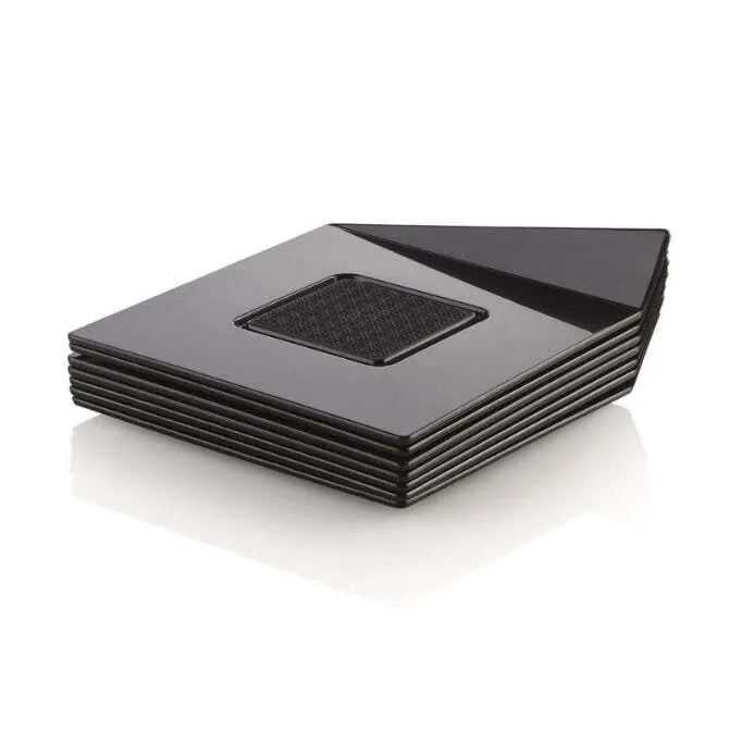 Single Serve Tray Square Black