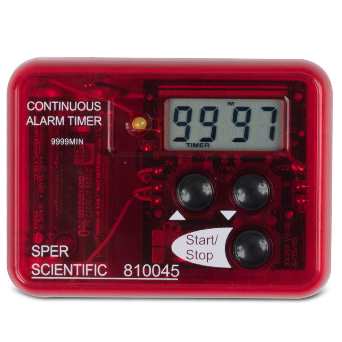 Visual and Audible Continuous Alarm Timer