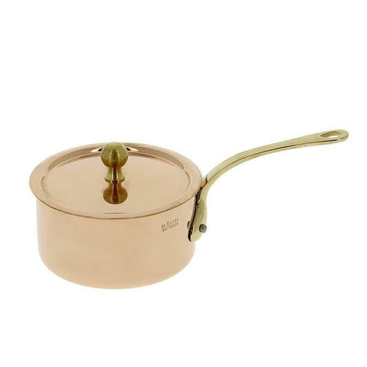 Inocuivre Saucepan and Lid with Brass Handle